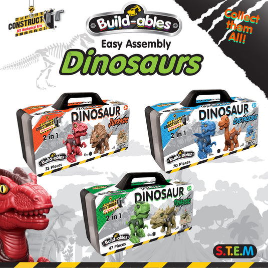 2 in 1 Dinosaur Jurrasic Set - view 2