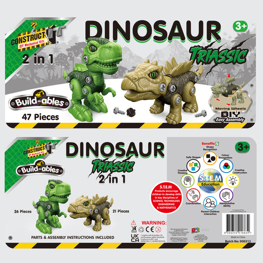 2 in 1 Dinosaur Triassic Set - view 2