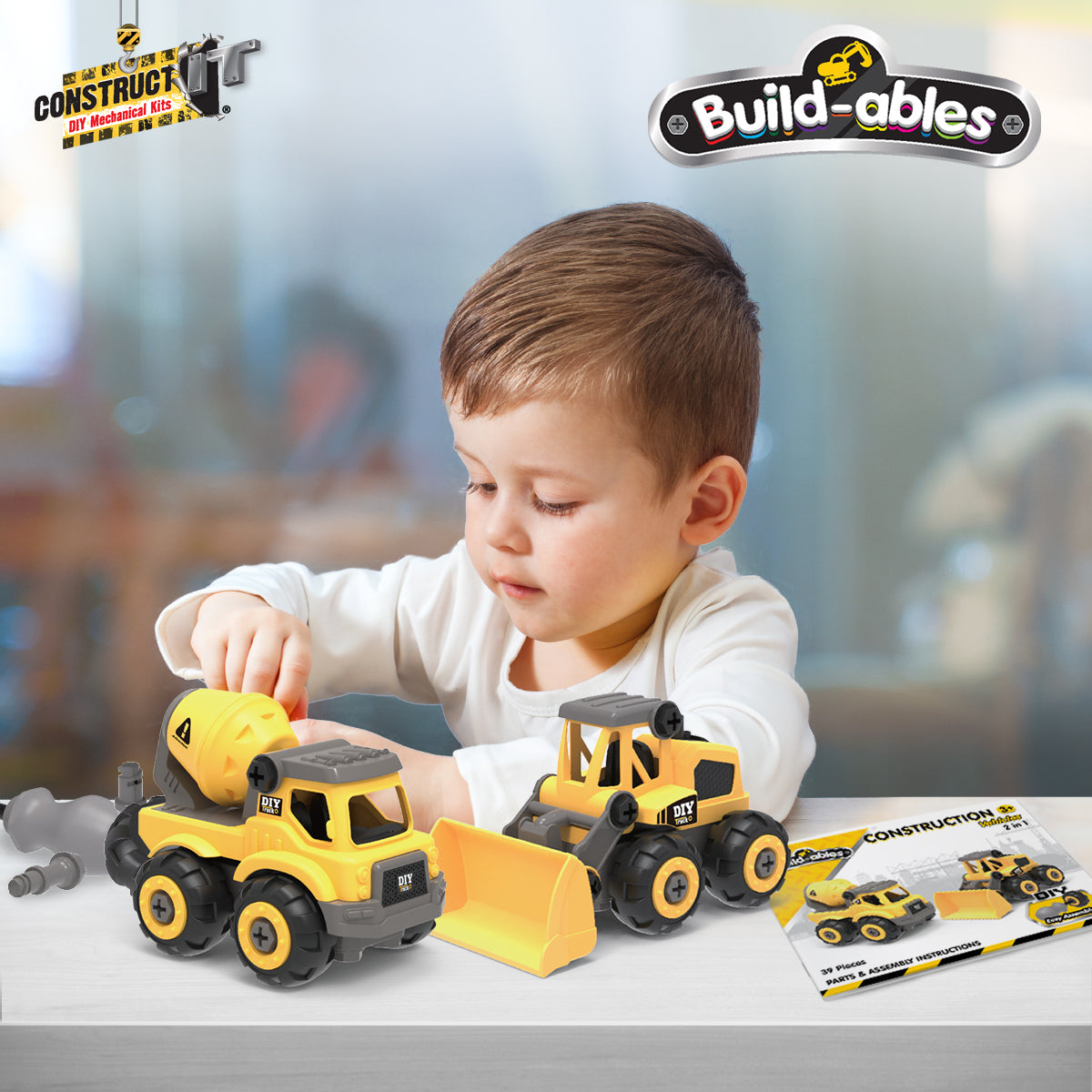 Buildables Plus Construct It - Buildables - Construction Vehicles - Constructittoys