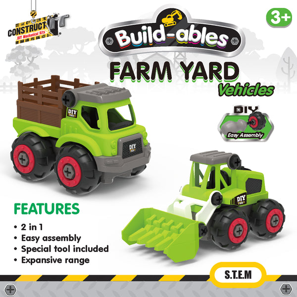 Buildables Plus Construct It - Buildables - Farm Set - Constructittoys